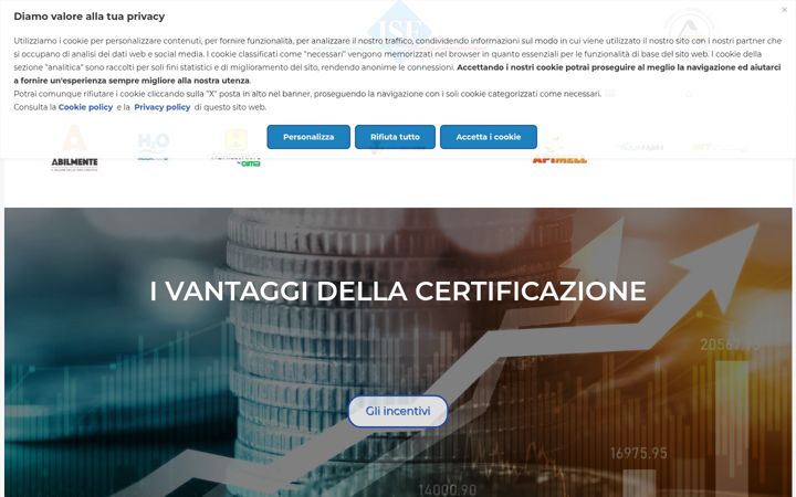 Screenshot of isfcert.eu