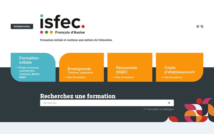 Screenshot of isfecfrancoisdassise.fr