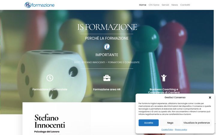 Screenshot of isformazione.eu