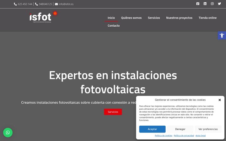 Screenshot of isfot.es