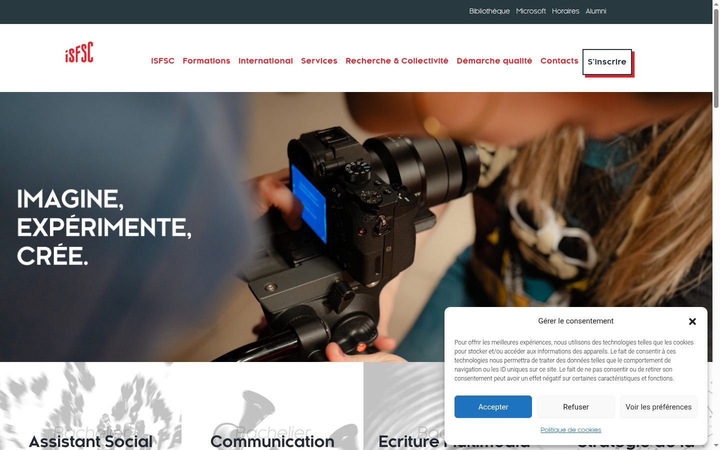 Screenshot tal-banner tal-kunsens muri qabel kwalunkwe interazzjoni