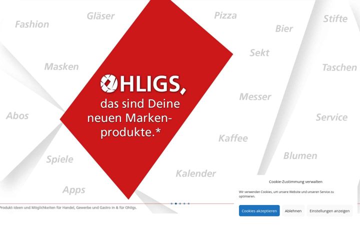 Screenshot of isg-ohligs-news.de