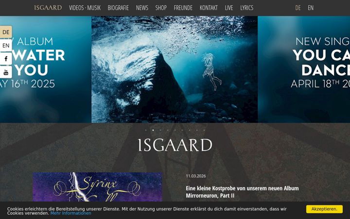 Screenshot of isgaard.com