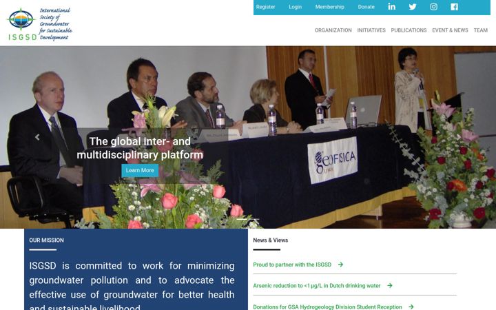 Screenshot of isgsd.org