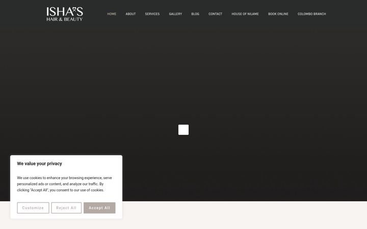 Screenshot of ishashairandbeauty.com.au