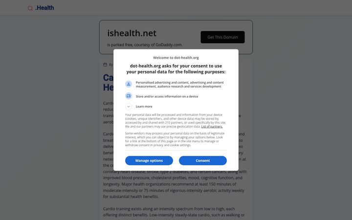 Screenshot of ishealth.net