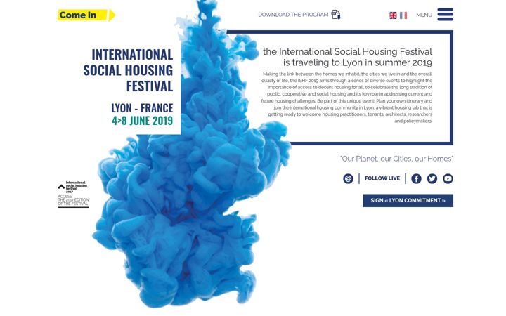 Screenshot of ishf2019.com