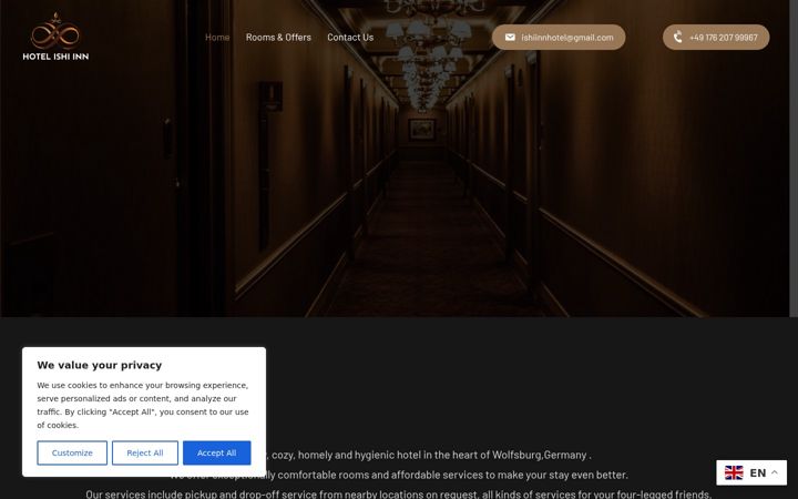 Screenshot of ishiinn.com