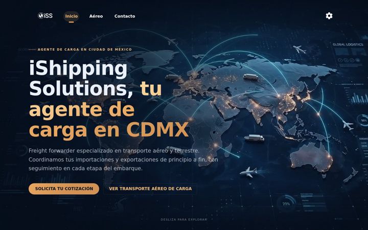 Screenshot of ishipping-solutions.com