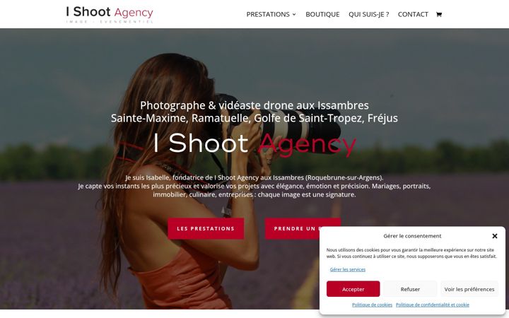 Screenshot of ishootagency.fr