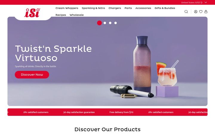 Screenshot of isi-store.com