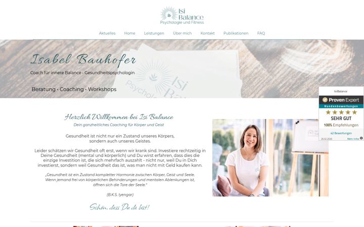Screenshot of isibalance-psychologie.de