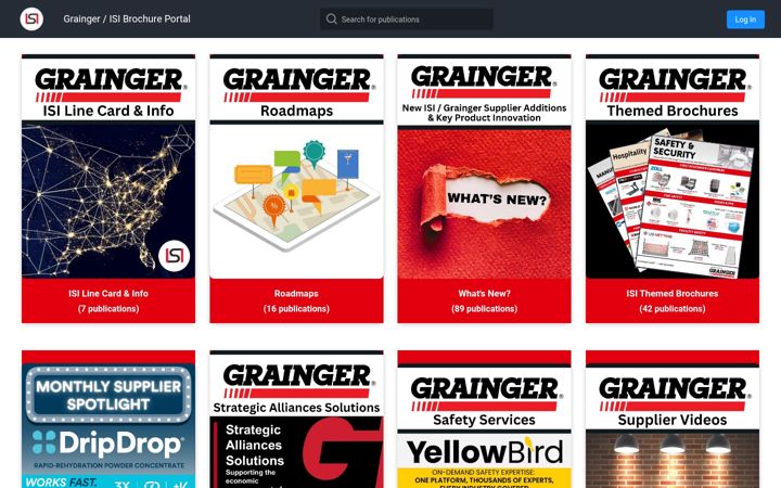 Screenshot of isibrochures.com