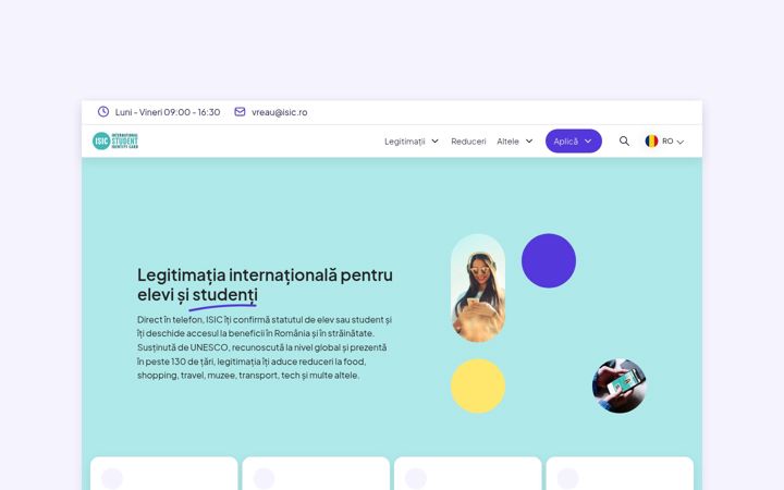 Screenshot of isic.ro