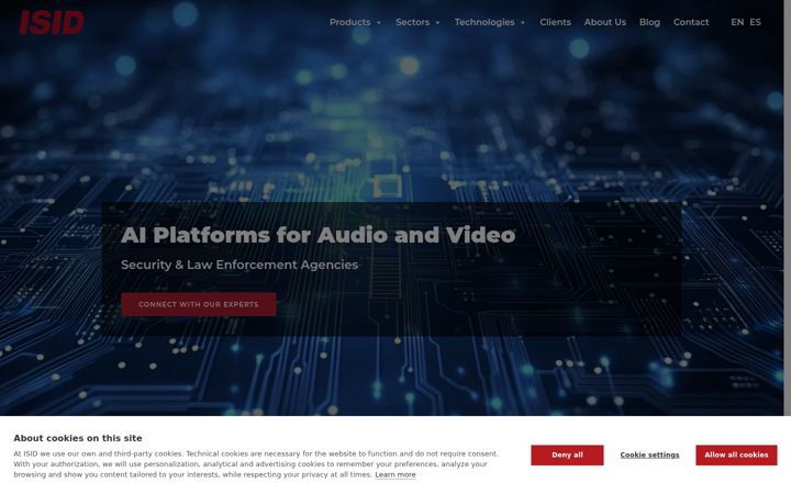 Screenshot of isid.com