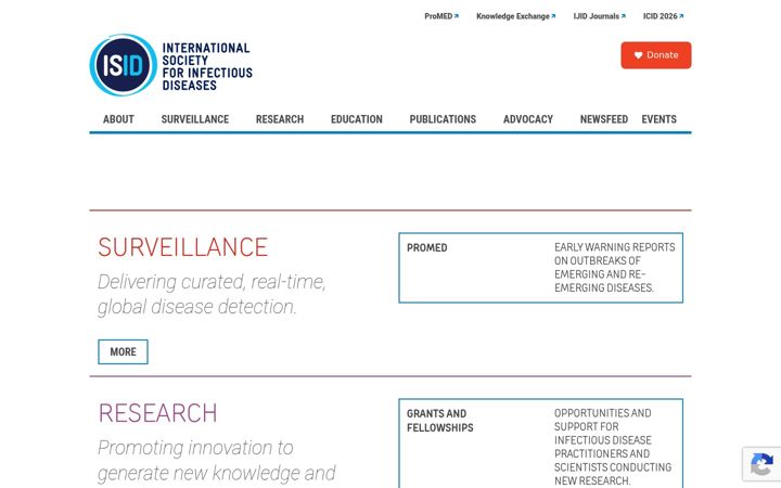 Screenshot of isid.org