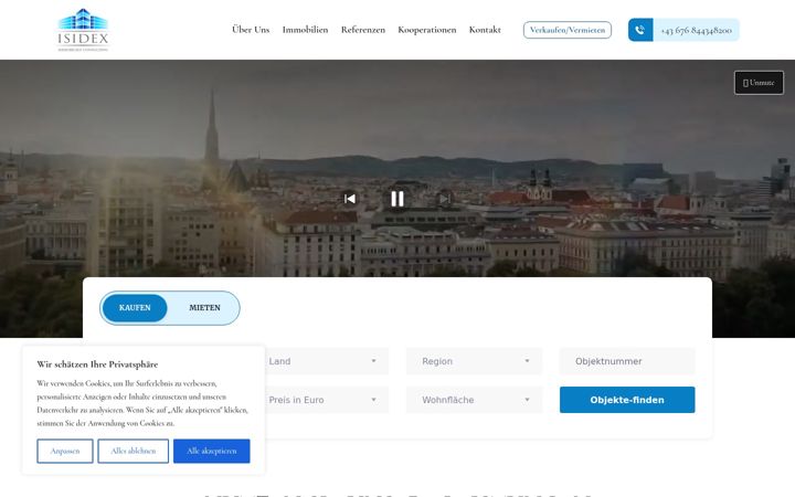 Screenshot of isidex.at