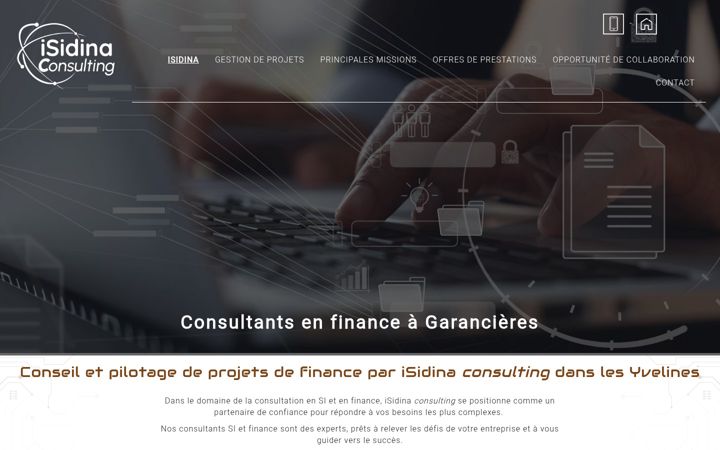 Screenshot of isidina.fr