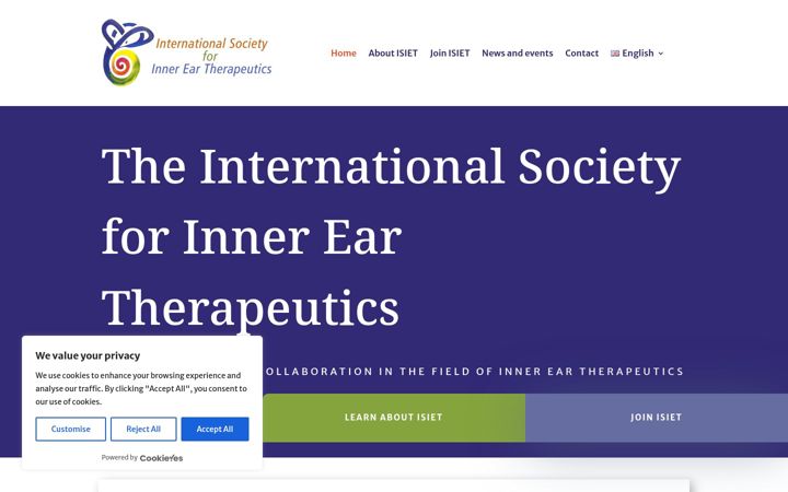 Screenshot of isiet.info
