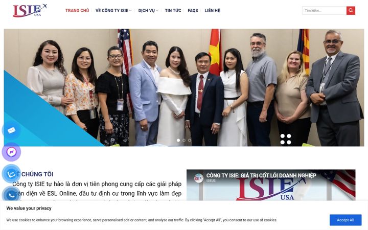 Screenshot of isieusa.com
