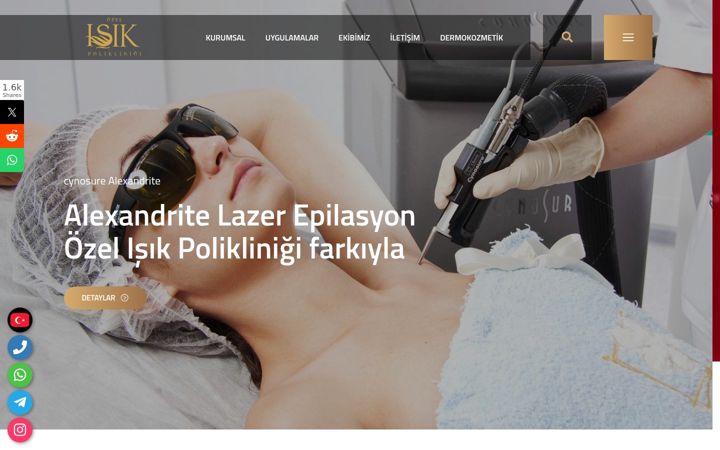 Screenshot of isikpoliklinigi.com.tr