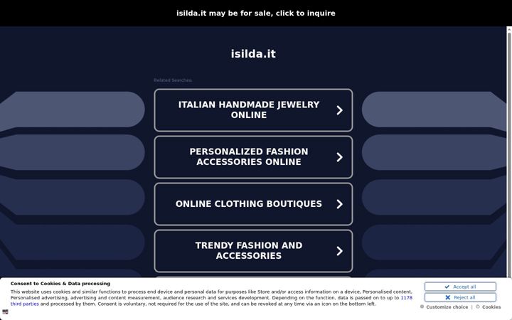 Screenshot of isilda.it