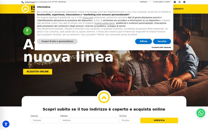 Screenshot of isiline.it