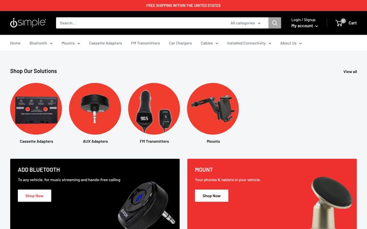 Screenshot of isimple.com