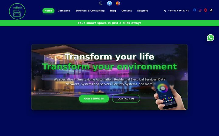 Screenshot of isiotechvalencia.com