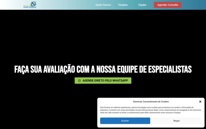 Screenshot of isisantos.com.br
