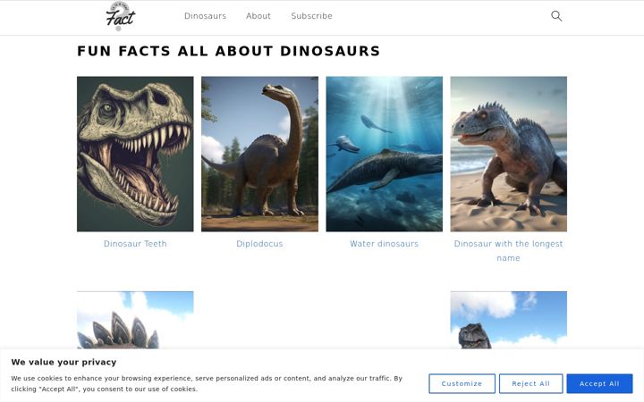 Screenshot of isitarealfact.com