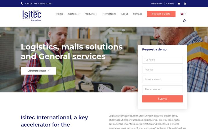 Screenshot of isitec-international.com