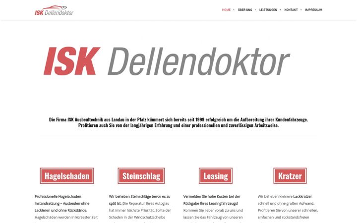 Screenshot of isk-dellendoktor.de