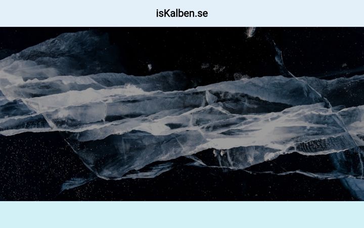 Screenshot of iskalben.se