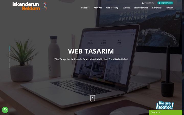 Screenshot of iskenderunreklam.com.tr