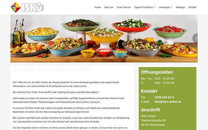 Screenshot of isko-online.de