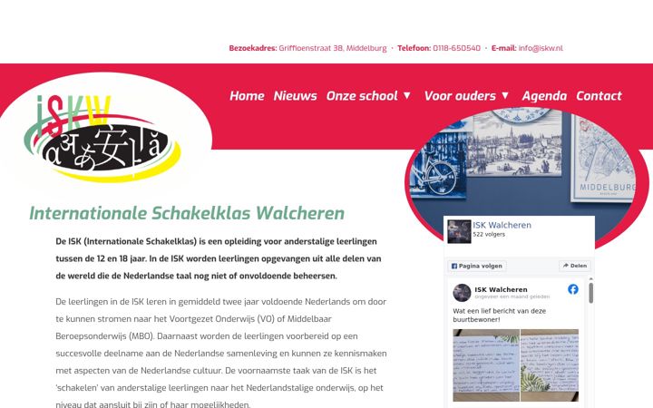 Screenshot of iskw.nl