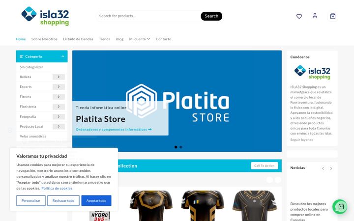 Screenshot of isla32shopping.com