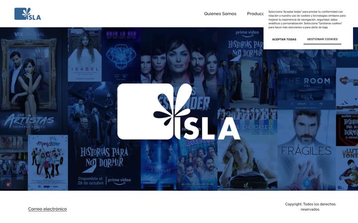 Screenshot of islaaudiovisual.es