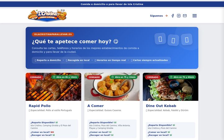 Screenshot of islacristinaparallevar.es