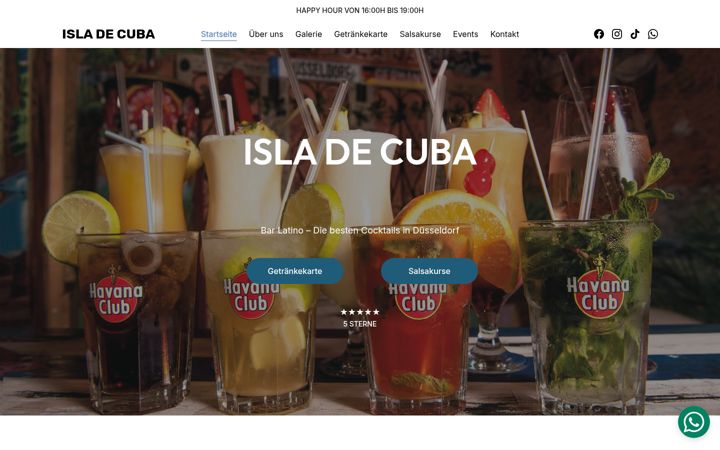 Screenshot of isladecuba.de