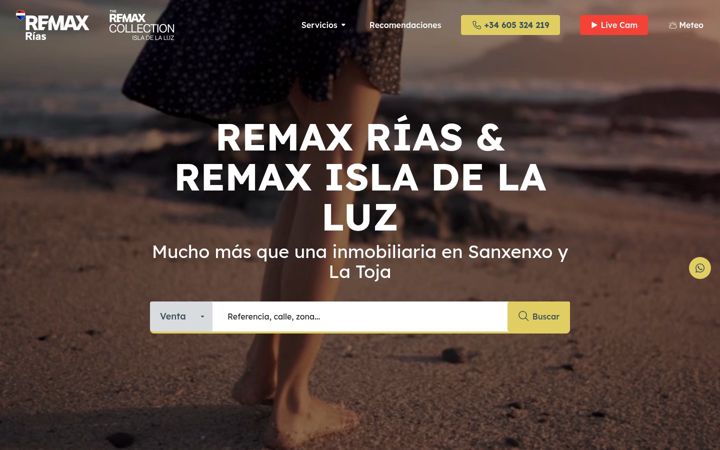 Screenshot of isladelaluz.es