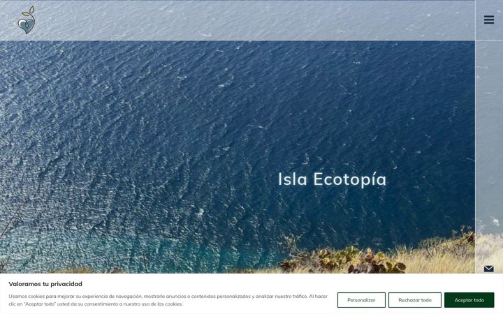 Screenshot of islaecotopia.org