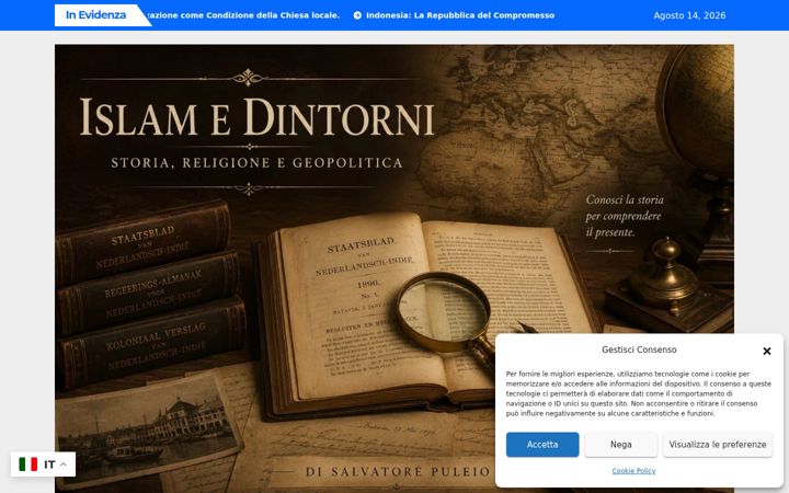 Screenshot of islamedintorni.com