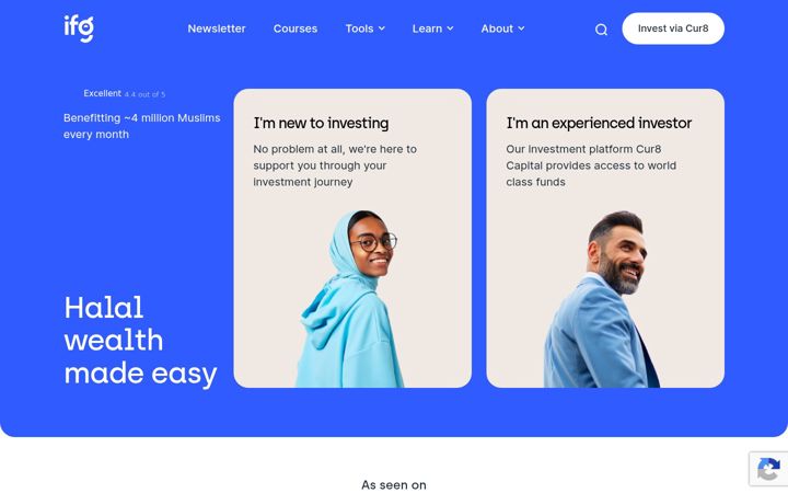 Screenshot of islamicfinanceguru.com