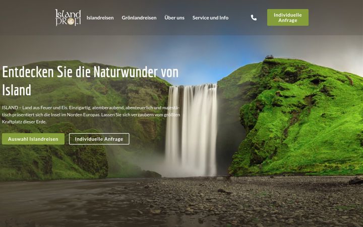 Screenshot of island-profi.at