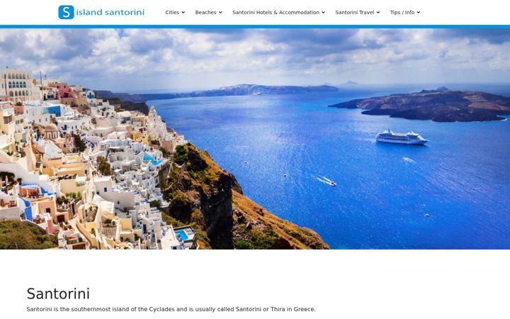 Screenshot of island-santorini.com