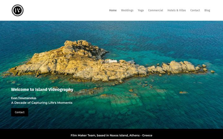 Screenshot of island-videography.com