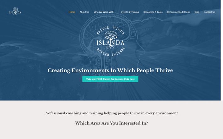 Screenshot of islanda.co.uk