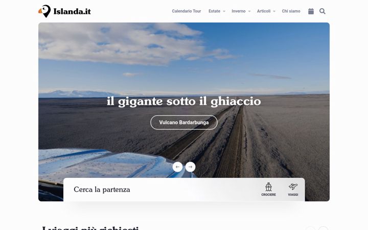 Screenshot of islanda.it